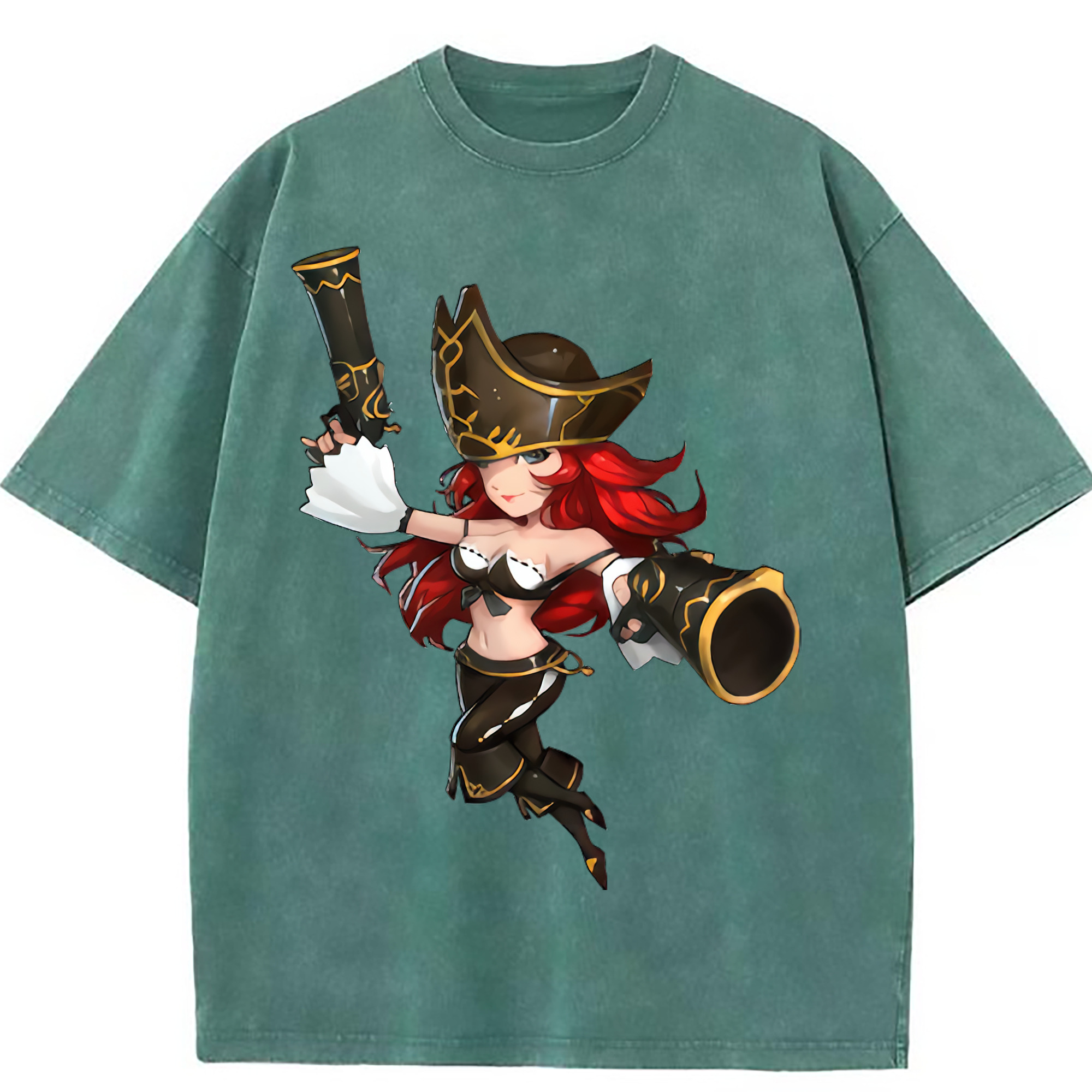 （画像用） リーグ・オブ・レジェンド League of Legends LOL 綿100% ヴィンテージ風 半袖Tシャツ（フロントプリント）